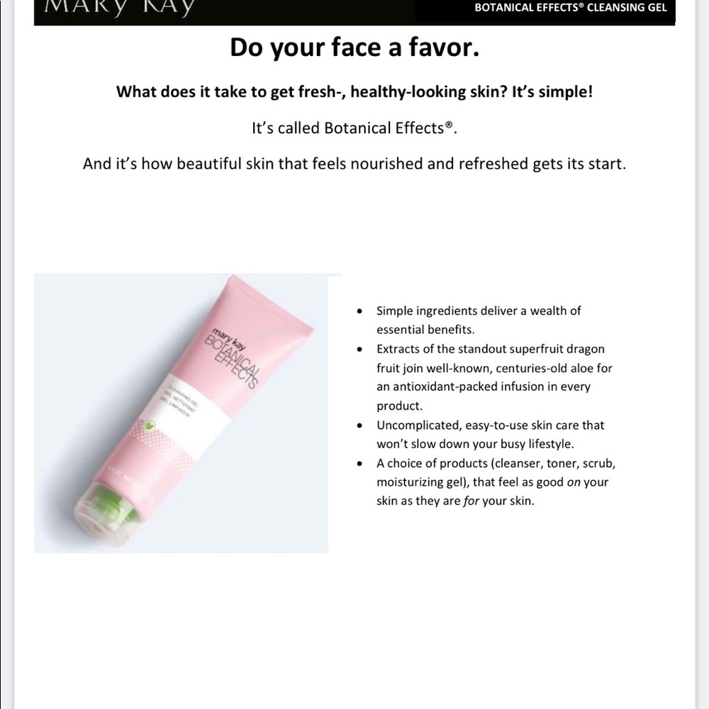 BUSY LIFE,
Simple Solutions
BOTANICAL EFFECTS® SKIN CARE